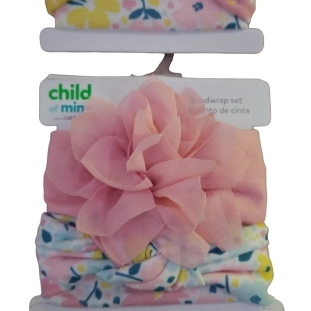NWT Bundle 2- Carters Child of Mind Head Bands Lot of 2,‎ for 3-6 months